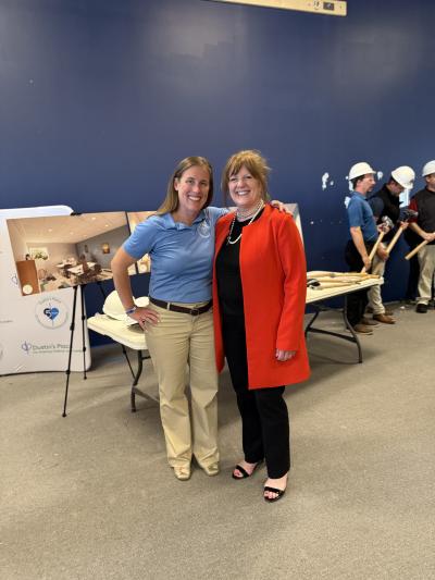 Viki Brown (Dustin's Place) and Linda Yoder (UWMC)